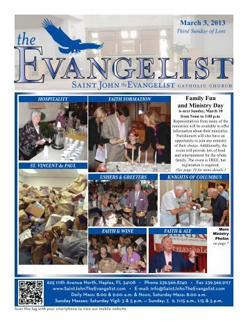 March 3, 2013 - Saint John The Evangelist