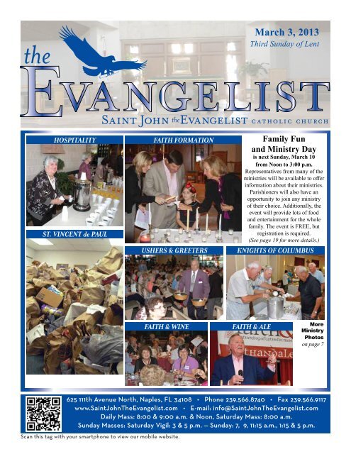 March 3, 2013 - Saint John The Evangelist