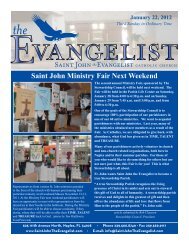 January 22, 2012 - Saint John The Evangelist