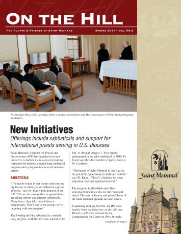Spring 2011 - Saint Meinrad Seminary and School of Theology