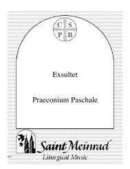 Exsultet Praeconium Paschale