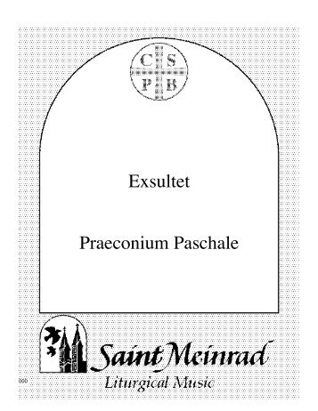 Exsultet Praeconium Paschale