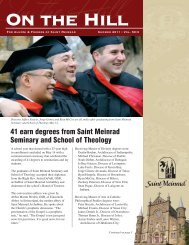 Summer 2011 - Saint Meinrad Seminary and School of Theology