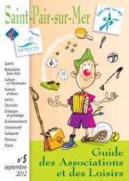 Guide des associations et des loisirs NÂ°5 Septembre 2012