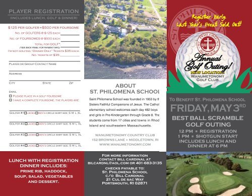 To Register Saint Philomena School