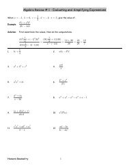 Geometry Packet - Saint Philomena School