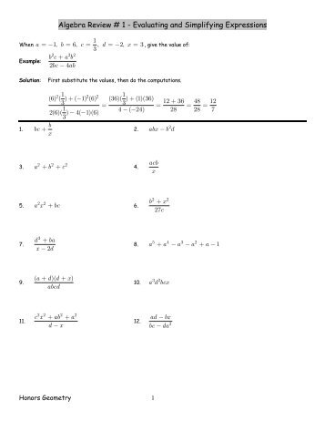 Geometry Packet - Saint Philomena School