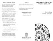 admissions_10-11 financial aid pamphlet - Saint Raphael Academy