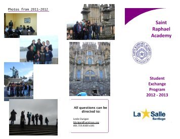 Spain Exchange Program - Saint Raphael Academy