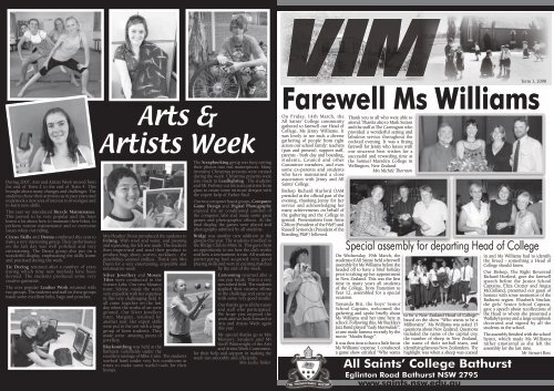 VIM Issue 1 2008 - All Saints College