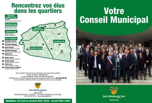 Votre Conseil Municipal - Ville de Saint-SÃ©bastien-sur-Loire