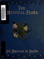 The Mystical Flora of St. Francis de Sales - Saints' Books