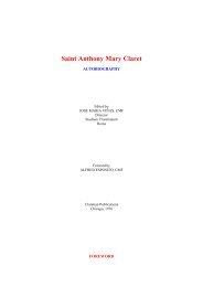 Saint Anthony Mary Claret - Catholic Apologetics Information