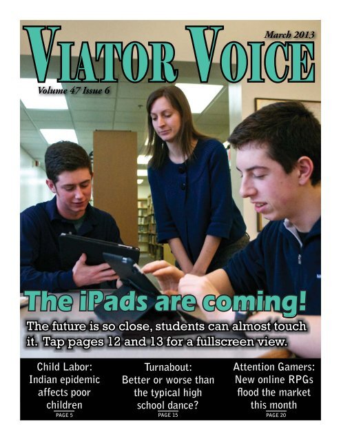 March Cover.indd - Saint Viator High School
