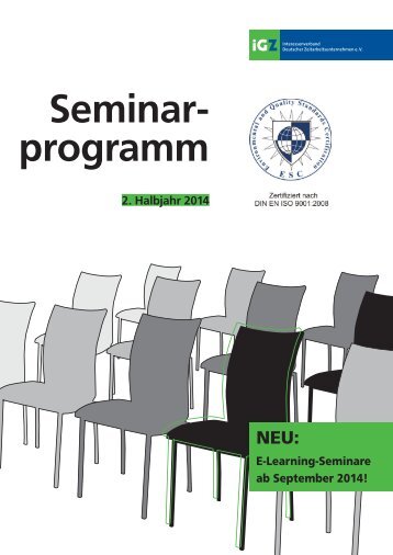 iGZ-Seminarprogramm 02-2014