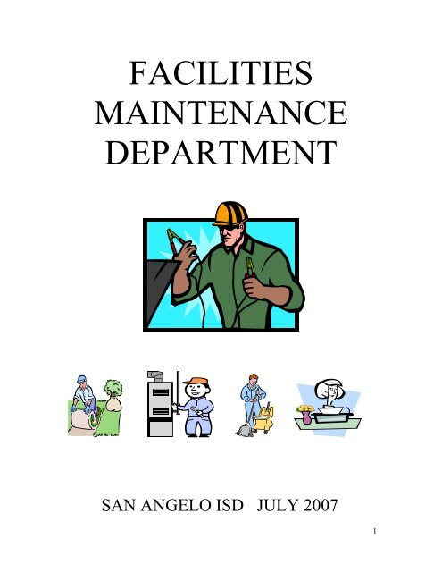 FACILITIES MAINTENANCE DEPARTMENT - San Angelo ISD