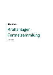 Kraftanlagen Formelsammlung - saiya