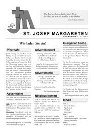 ST. JOSEF MARGARETEN