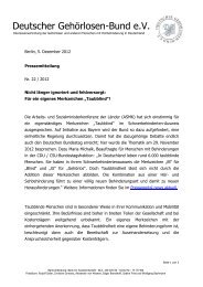 Pressemitteilung des DGB - Taubenschlag