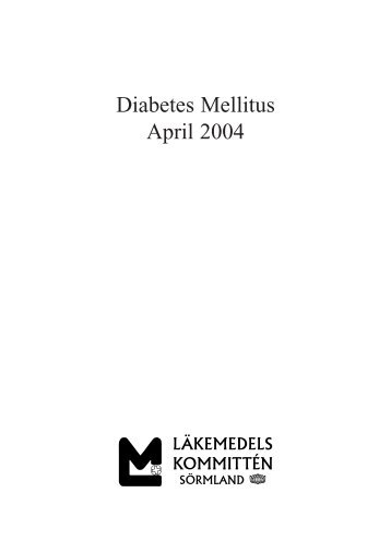 Diabetes Mellitus April 2004