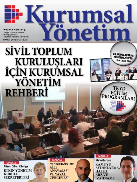 Kurumsal Yönetim Dergisi 21