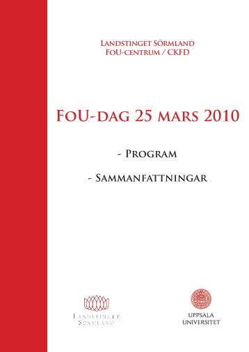 Till program, 533 kB - Landstinget SÃ¶rmland