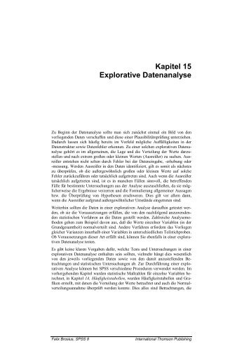 Kapitel 15 Explorative Datenanalyse