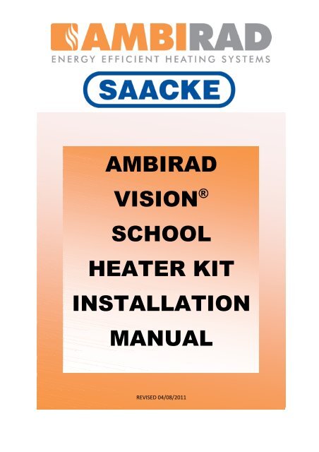 VISION school heaters combined manual-20110804.pdf - SAACKE ...