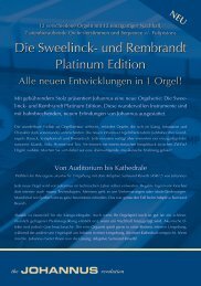 Die Sweelinck- und Rembrandt Platinum Edition - SakralorgelWELT