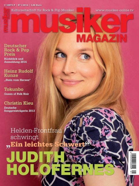 Musiker Magazin 01/2014