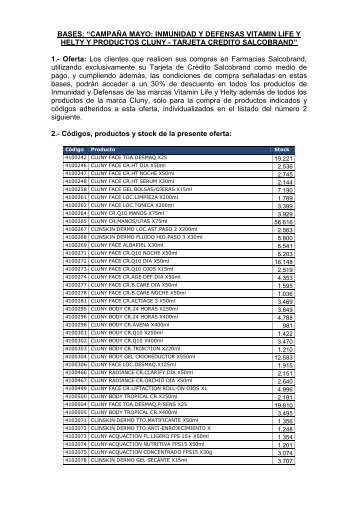 BASES: â40% DCTO - Salcobrand