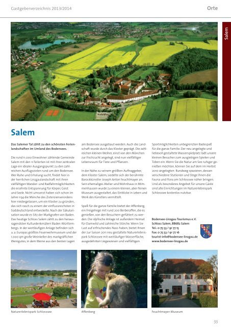 Gastgeberverzeichnis (PDF) - Gemeinde Salem