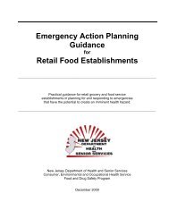 Emergency Action Planning Guidance Retail Food Establishments