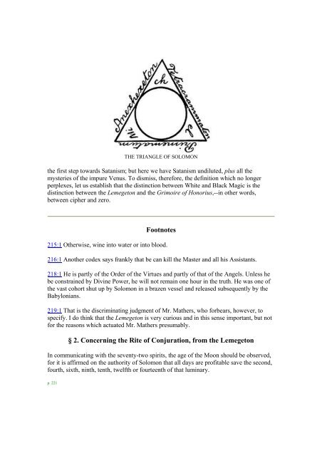 The Book of ceremonial Magic