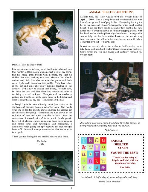 Pet Post Issue 53 - Salina Animal Shelter
