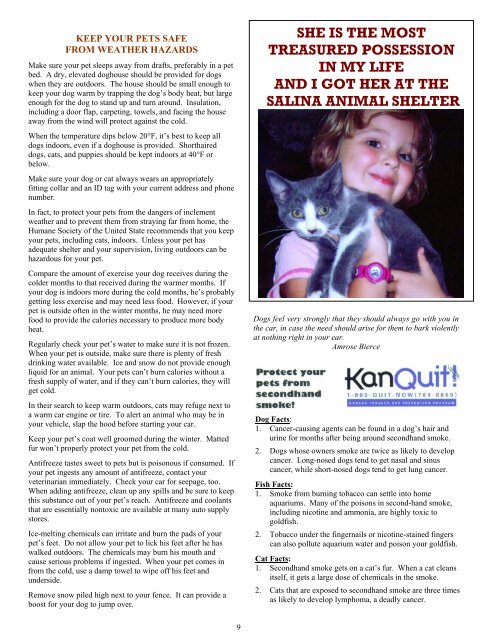 Pet Post Issue 53 - Salina Animal Shelter