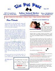 Pet Post Issue 58 - Salina Animal Shelter