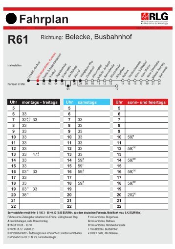 Fahrplan