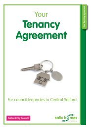 Tenancy Agreement - Salix Homes