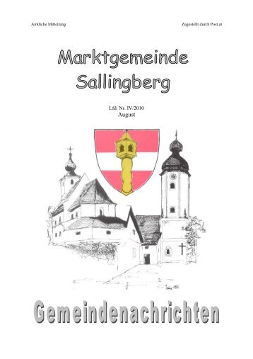 (6,61 MB) - .PDF - Marktgemeinde Sallingberg