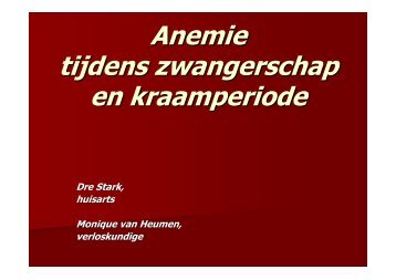 Anemie in de zwangerschap - Saltro