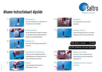 Afname-instructiekaart dipslide (PDF) - Saltro