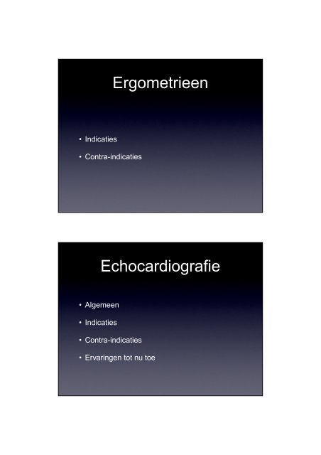 Nieuwe diagnostiek bij SALTRO Huidig aanbod Saltro