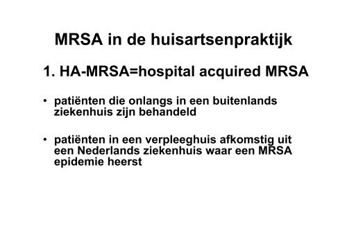 MRSA en ESBL praktijkassistenten (pdf) - Saltro