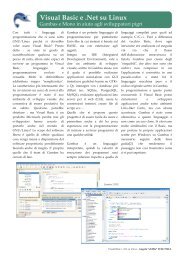 Visual Basic e .Net su Linux - SaLUG