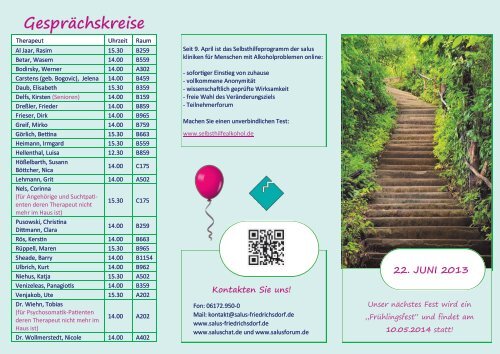 Flyer Sommerfest 2013.pdf - salus kliniken GmbH