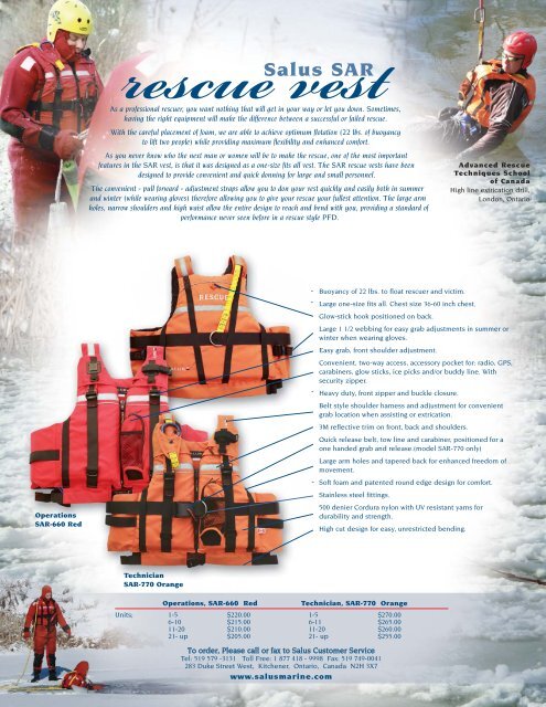 pdf catalogue - Salus Marine