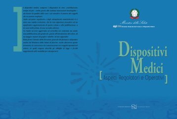 Dispositivi medici. Aspetti regolatori e operativi - Ministero della Salute