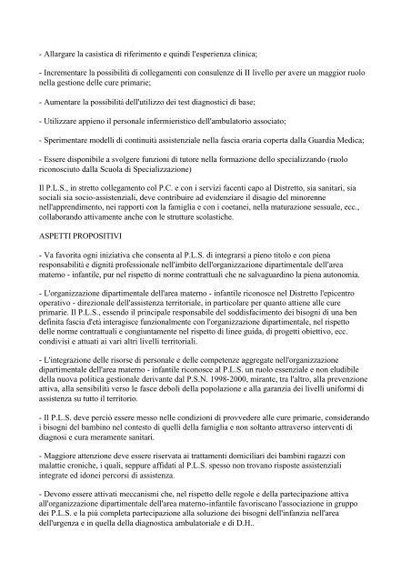 DM 24 aprile 2000 Adozione del progetto obiettivo materno-infantile