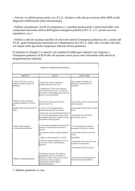 DM 24 aprile 2000 Adozione del progetto obiettivo materno-infantile